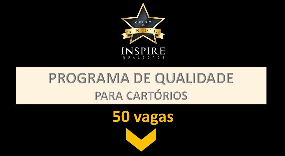 Abertas as inscrições para a Mentoria do Inspire Qualidade